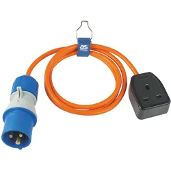 As - Schwabe, Stromadapter, CEE Adapterleitung British Standard BS1363 (BS 1363)