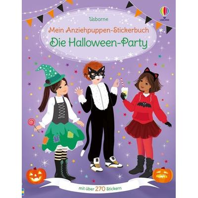 Mein Anziehpuppen-Stickerbuch: Die Halloween-Party, Taschenbuch von Fiona Watt, Usborne, 978-1-03-570474-3