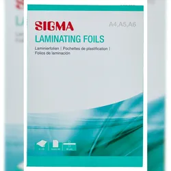 SIGMA Laminierfolien-Set, DIN A4, A5, A6, transparent, 75 Stück
