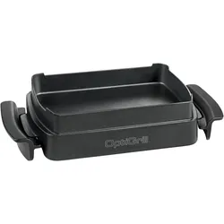Tefal OptiGrill Backschale XA725870, Kontaktgrill, Schwarz