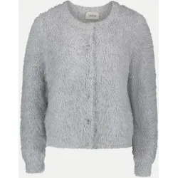 Strick-Cardigan mit Knopfleiste Grau 40