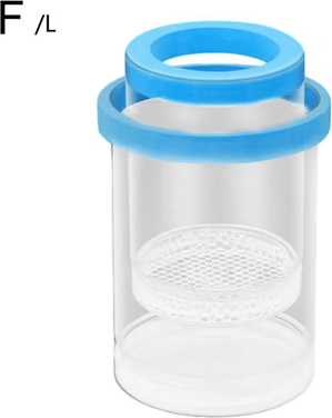Inspire Curations Floating Fish Breeding Isolation Box For Aquarium Fry & Livebearers l Blue