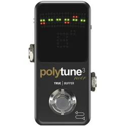 TC Polytune 3 Noir Tuner polifoniczny, Stimmgerät, Schwarz