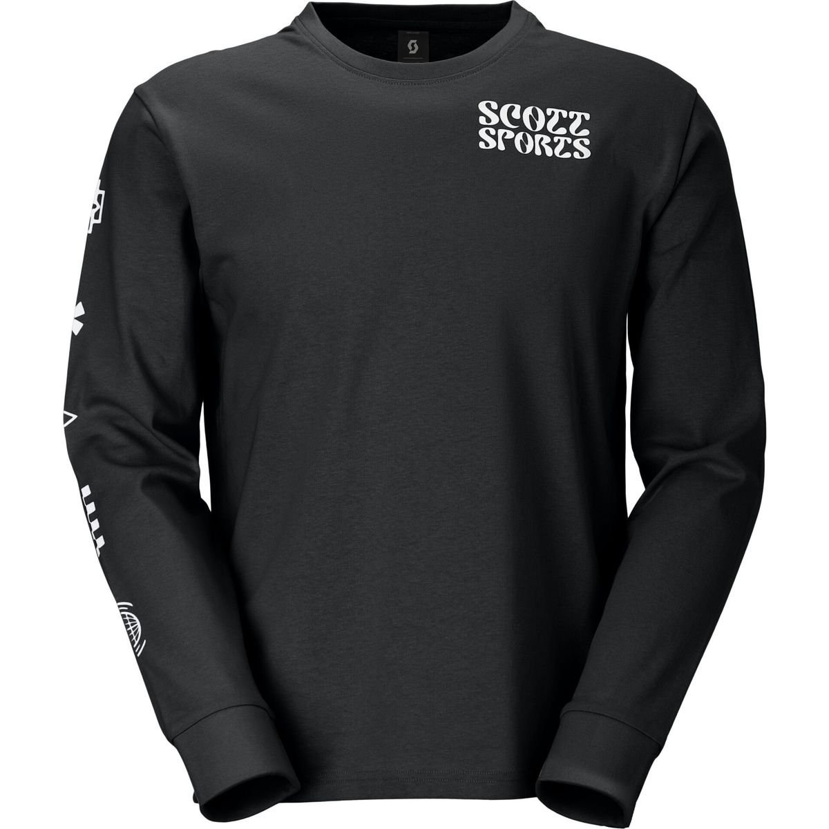 Scott Tee Graphic LS black (0001) XL 4246960001012