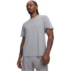 UNDER ARMOUR Tech Taping Trainingsshirt Herren 035 - steel/halo gray/pink frenzy L