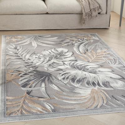 Nourison Pompeii Tropical Bordered Area Rug