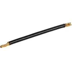 Hager Verdrahtungsbrücke, 1ph, 110mm, 6mm2, 32A, Stift, isoliert, schwarz