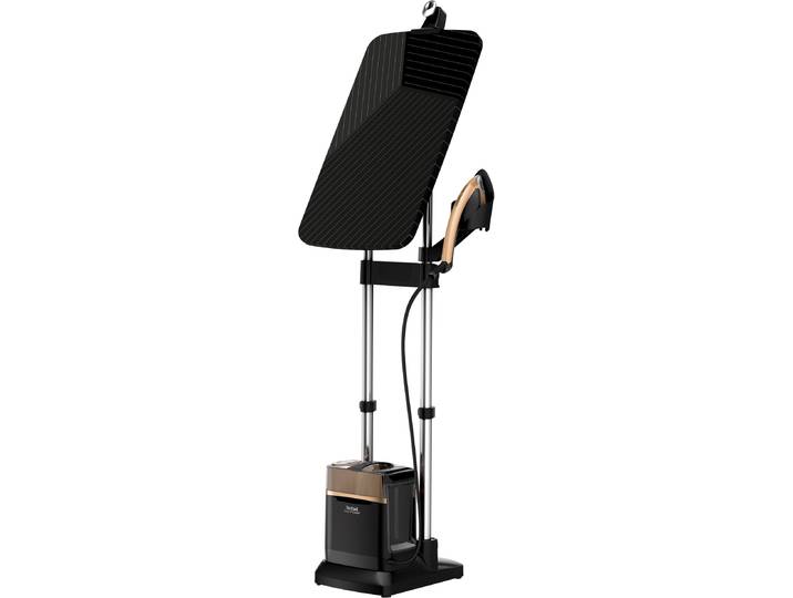 TEFAL Dampfglätter IXEO Power , rosa (schwarz, kupfer), B:40cm H:168cm T:40cm, Bügeleisen, 3-Positionen Smart Board, abnehmbare Basis, Hochdruckdampf-Technologie, Dampfglätter