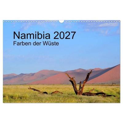 Namibia 2027 Farben der Wüste (Wandkalender 2027 DIN A3 quer), CALVENDO Monatskalender
