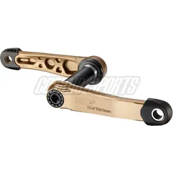 e*thirteen Helix Race Kurbel, 165mm, 73mm, 30mm, Self Extractor, bronze