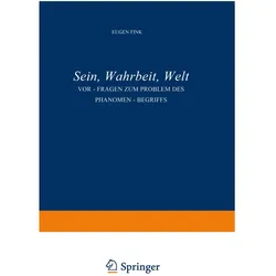 Sein, Wahrheit, Welt, Fachbücher von S. Fink