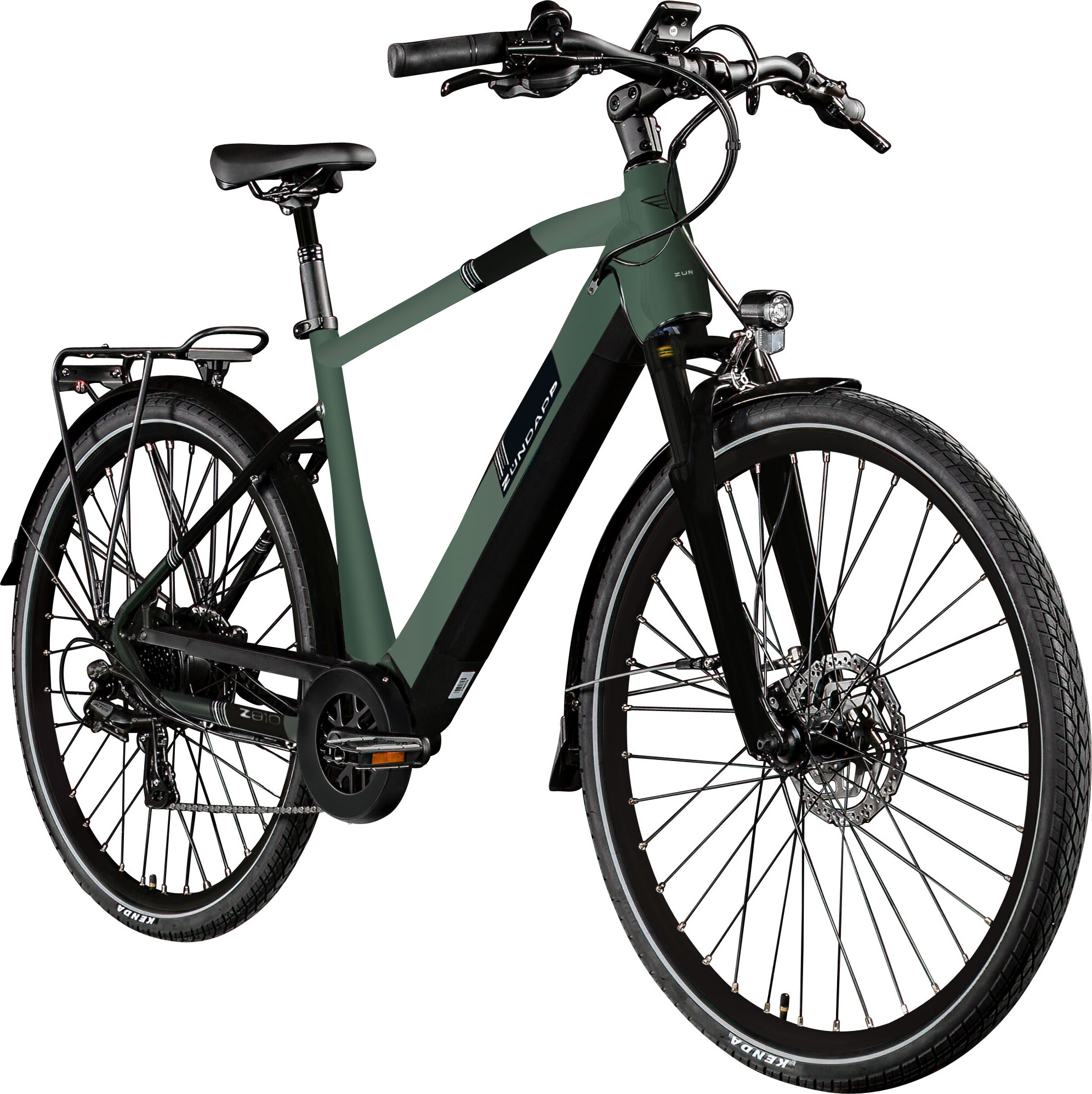 Zündapp Z810 E Bike Trekkingrad 28 Zoll dunkelgrün metallic