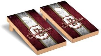 Skip's Garage Charleston Cougars Vintage Cornhole Board Set