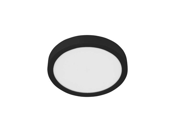 EGLO LED Deckenleuchte Fueva 5, schwarz, für Badezimmer, Metall