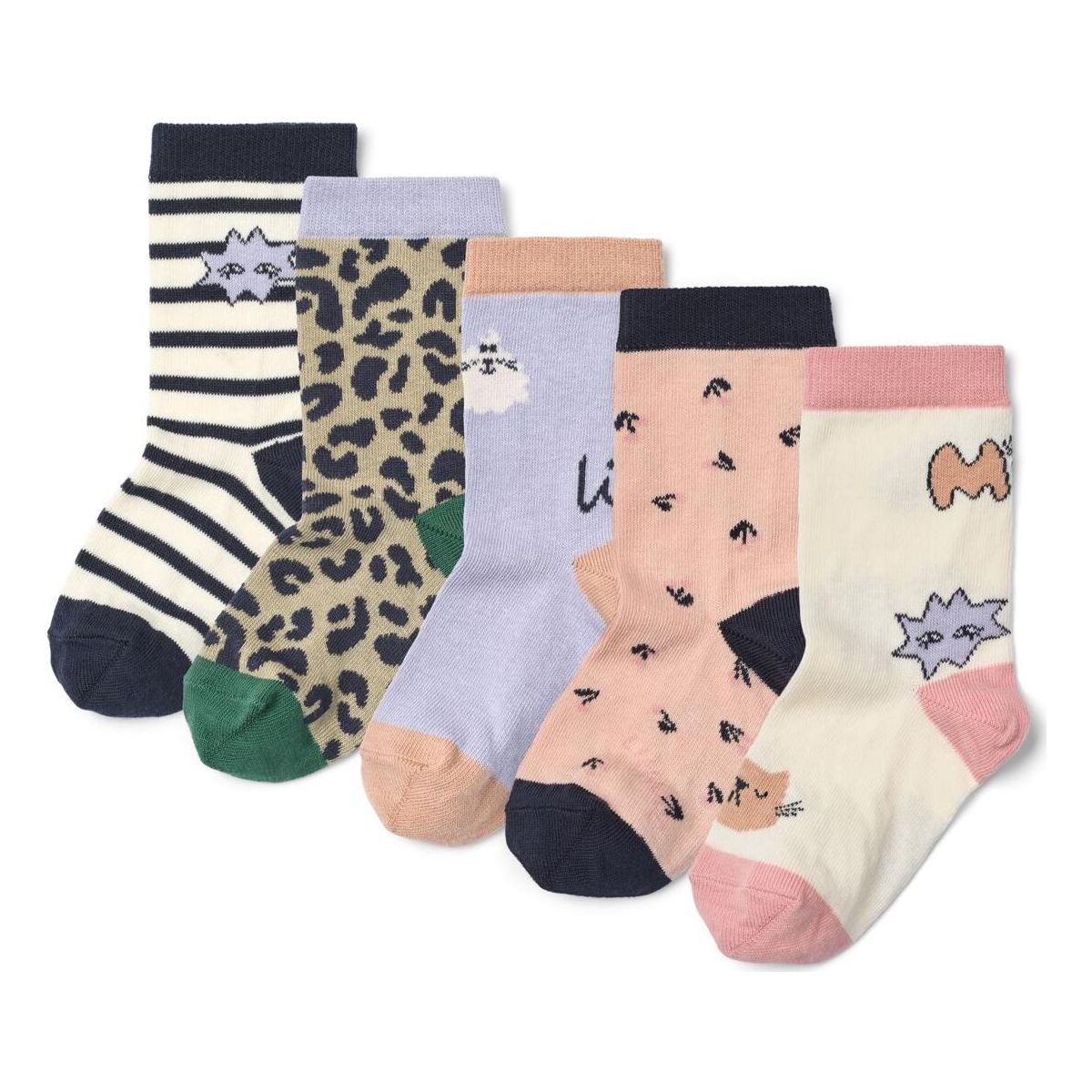 Liewood Silas Socks 5-Pack mood mix (2861) 22/24 LW20952-2861-22/24-CU