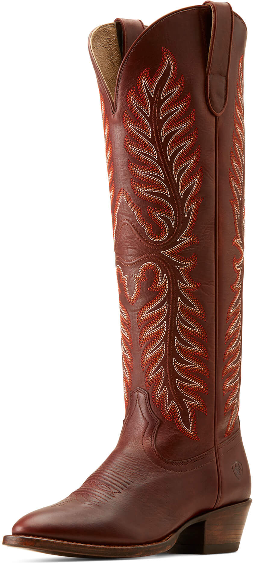 Women's Sterling Margot StretchFit Cowgirl Boots in Precious Ruby Leather, Size: 6 B / Medium by Ariat