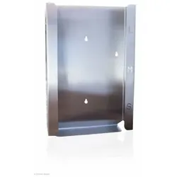 Edelstahlspender TRIO für Einmalhandschuhe - 3-Fach S/M/L - Handschuhspender