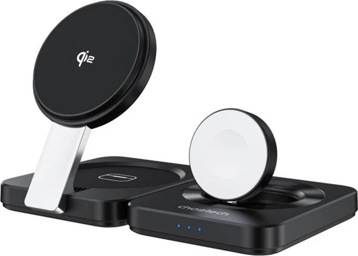 Choetech 15W QI2 Certified 3-in-1 Foldable Magnetic Wireless Charger