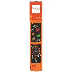 Scratch Dartspiel Indianer (Deutsch, Französisch, Italienisch, 1 - 4 Spieler)
