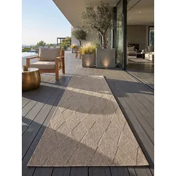 Läufer Flachgewebe Natur 80x250 cm - TOCE   Kadima Design