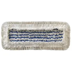 Wischmop Arcora Hospital Hygiene Mopp Tasche/Lasche 40 cm Spezialmopp für das Gesundheitswesen, blau-weiß