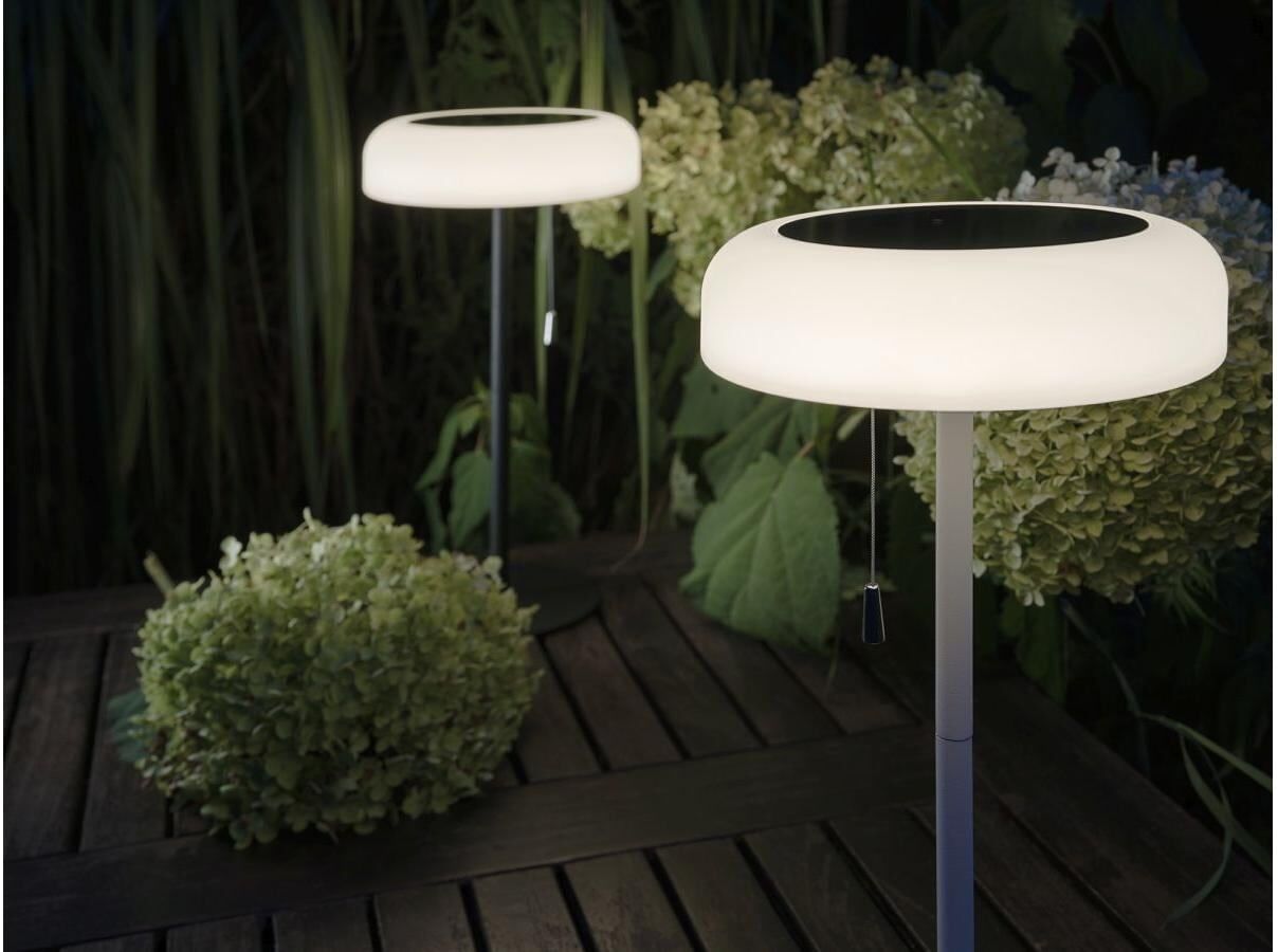STT Tischleuchte "Solar Comfort Lamp", schwarz, Ø 17cm H: 31,5cm, Leuchten, Tischleuchte schwarz Ø 17cm H: 31,5cm