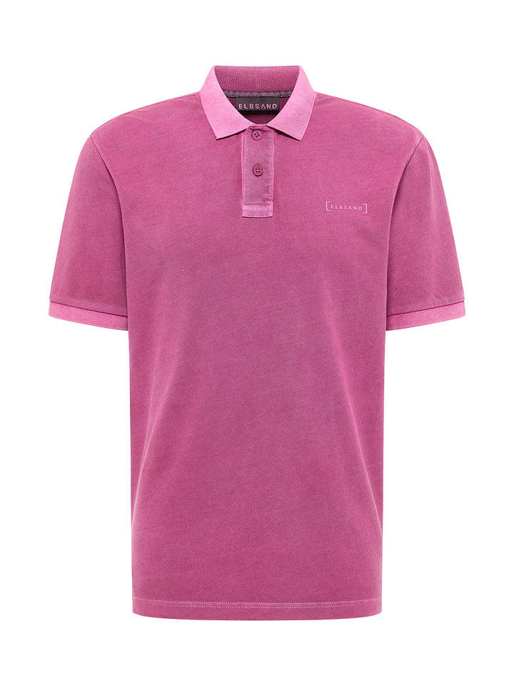 ELBSAND Poloshirt "Len" in Lila - XL