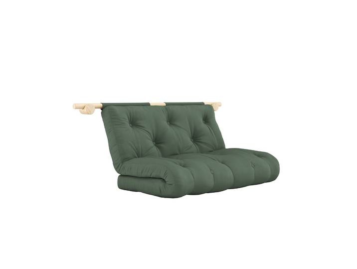 Canapé convertible futon kaki HOOKED