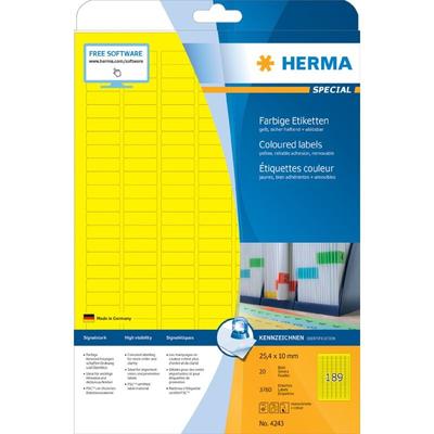 HERMA Universal-Etiketten SPECIAL, 105 x 148 mm, rot