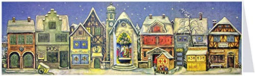 Richard Sellmer Verlag Midi-Adventskalender Die kleine Stadt Papier-Adventskalender