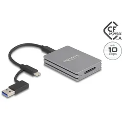 DeLOCK USB Type-C Card Reader für CFexpress Typ A Speicherkarten