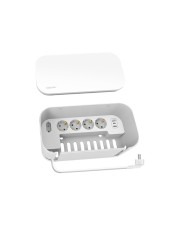 LogiLink Kabelbox m. 5-fach-Steckdosenleiste USB/Schuko wei (LPS281U)
