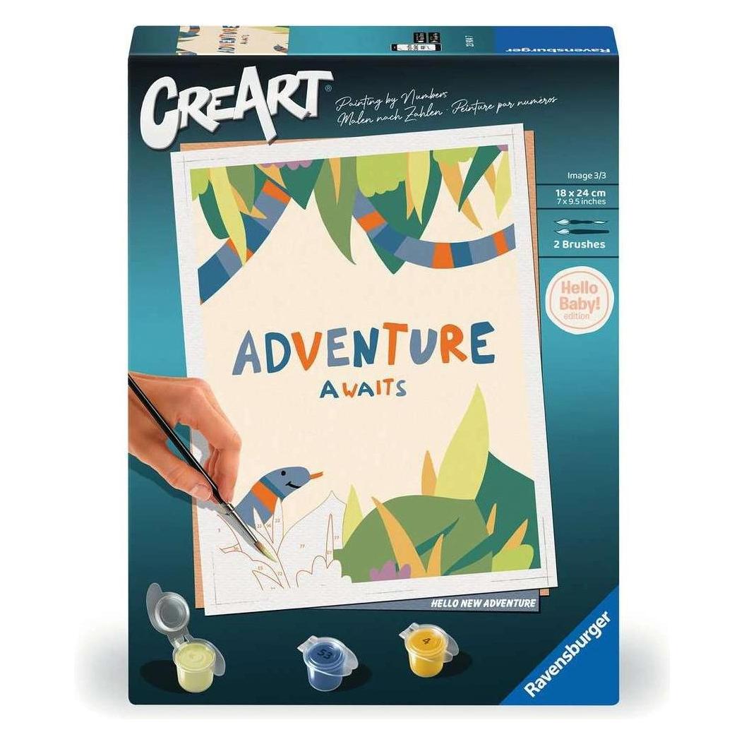 Ravensburger CreArt - Malen nach Zahlen 23904 - Hello New Adventure - Erwachsene ab 12 Jahren (23904)