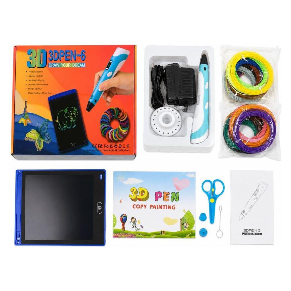 iLike Melt 3D Pen Kit Box Complete Set for 3D PEN-7-1 with stencils 5m x 20 colors (ILIKE)