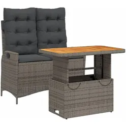 vidaXL, Gartentisch + Balkontisch, Tacolum (Bank + Tisch) (90 x 55 x 71 cm)