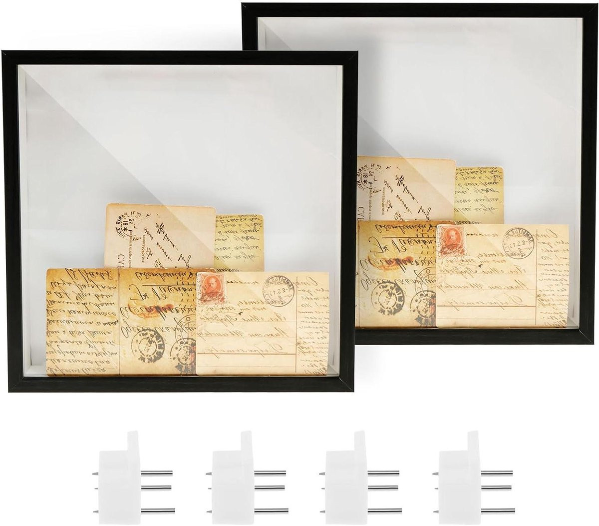 Herinneringsbox Set Fotolijst Display Zwart 29x29 cm