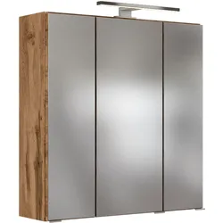 Spiegelschrank Lucca mit LED Eiche B: ca. 60 cm
