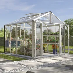 Vitavia Gewächshaus "Zeus Comfort 8100",aluminium eloxiert,8,1 m2