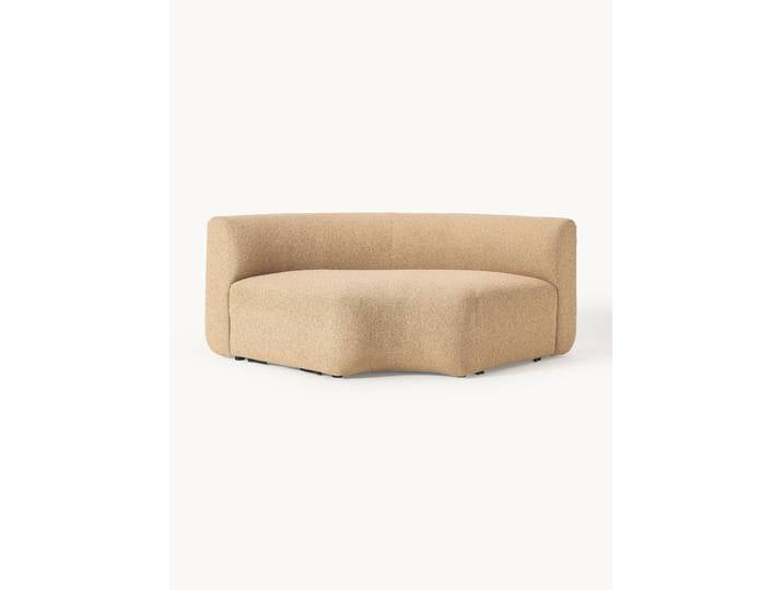 Rundes Bouclé-Eckmodul Sofia