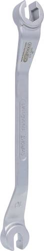 KS Tools 517.0270 CHROMEplus Offener Doppel-Ringschlüssel, gekröpft, 10x11mm