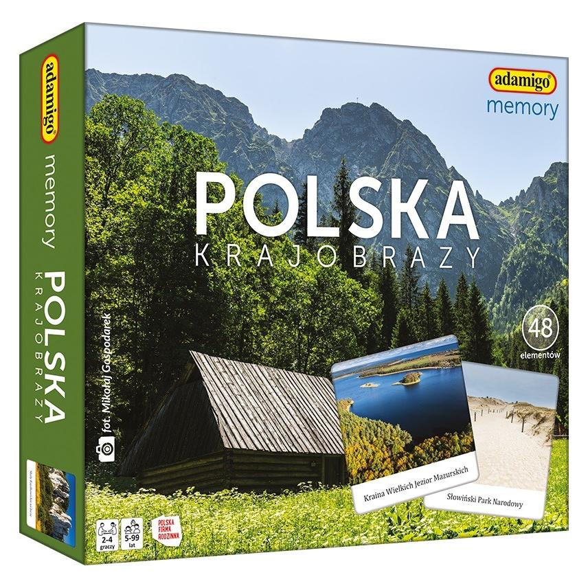 Adamigo Memory-Spiel - Polen-Landschaften (2 - 4 Spieler) (7899)