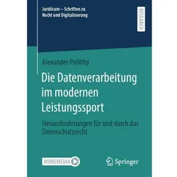 Die Datenverarbeitung im modernen Leistungssport, Fachbücher von Alexander Pollithy