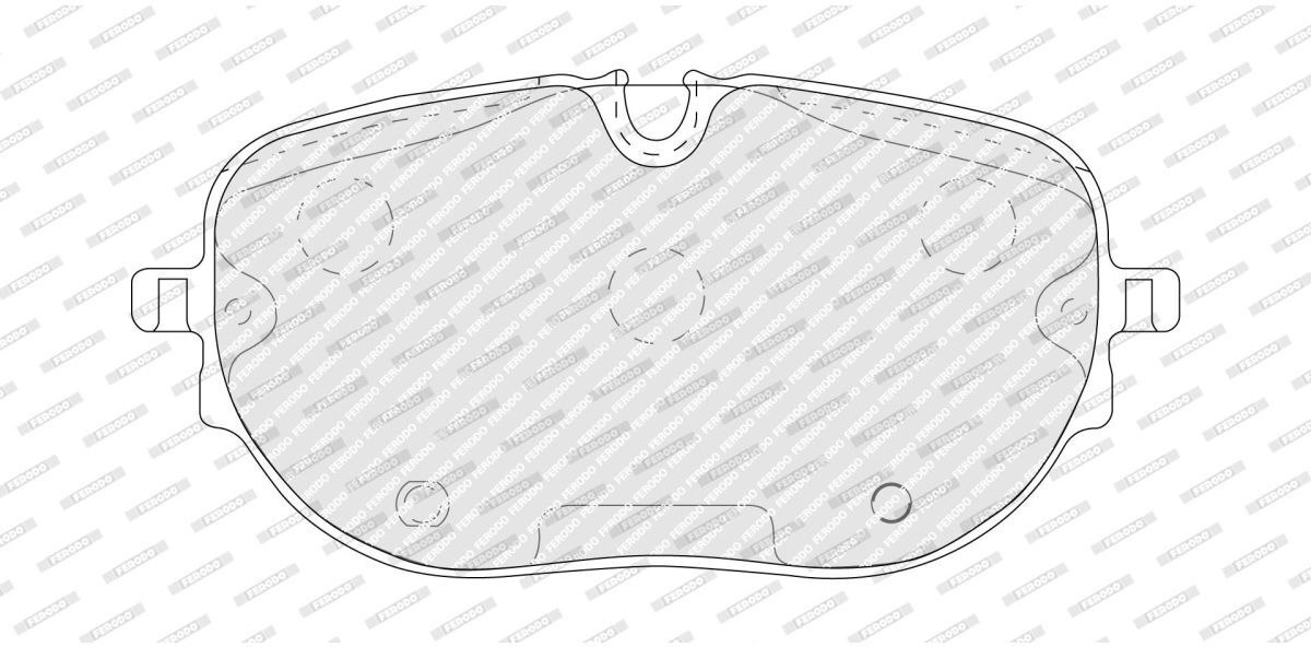 Bremsbelagsatz FERODO FDB5555