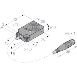Turck Sensor BC8-Q10-R #2620113