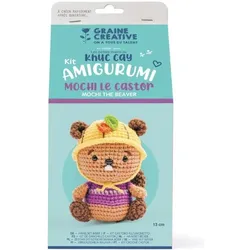 Graine Créative Amigurumi-Kit Biber, Handarbeitsset, Mehrfarbig