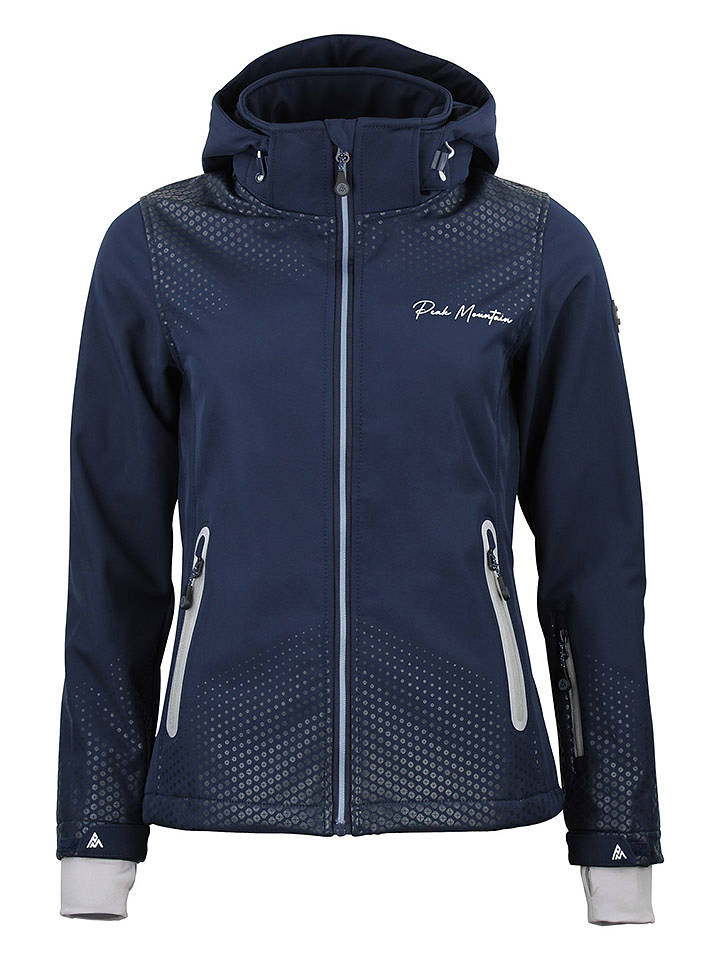Peak Mountain Softshelljacke "Abra" in Dunkelblau - M