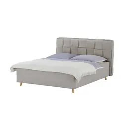 Kollektion Kraft Polsterbettgestell   ¦ grau ¦ Maße (cm): B: 206 H: 103