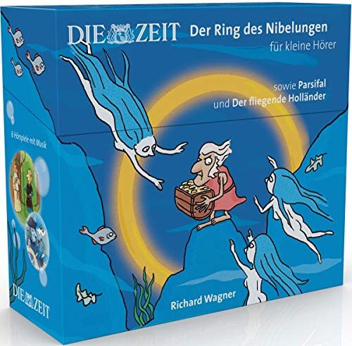 Richard Wagner - Der Ring des Nibelungen, Parsifal, Der fliegende Holländer, Hörspiel mit Opernmusik für kleine Hörer (Die ZEIT-Edition 6 CD-Box) (Der Ring des Nibelungen für kleine Hörer, Die ZEIT-Edition) - Preis vom 09.10.2026 07:28:09 h