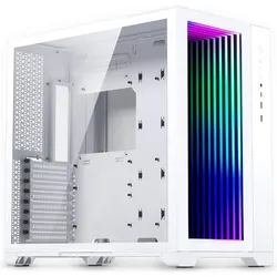 Phanteks NEO Qube 2 IM, ATX Mid-tower, Digital-RGB Infinity Mirror front panel, Wit (ATX, E-ATX, mATX, Mini-ITX), PC Gehäuse, Weiss