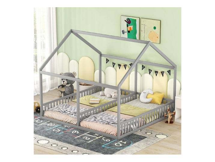 LuxusKollektion Hausbett Hausbett 90x200 mit Rausfallschutz
